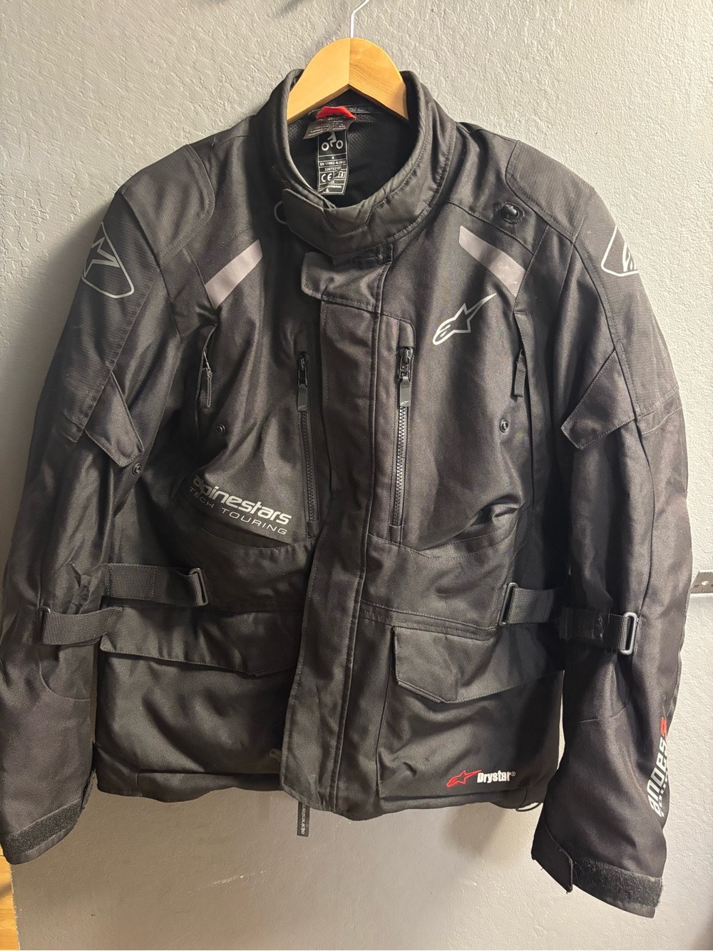 Alpinestars Andes v3 Drystar® Jacket - Black - Large motorcycle jacket